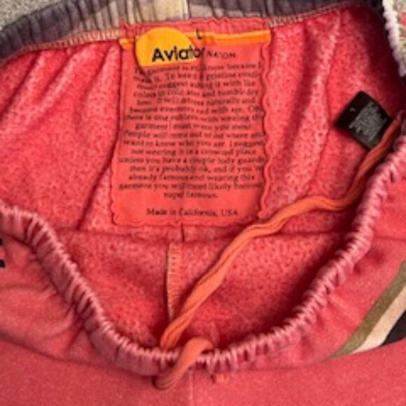 Aviator Nation Serape Bolt Stitch Sweatpants in Large - Picture 7 of 10